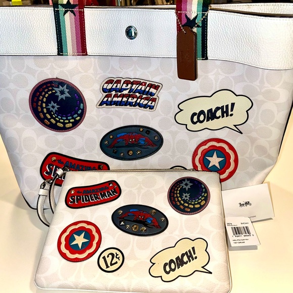 Coach Handbags - 💥Marvel Jes Tote In Signature Canvas With Wristlet Wallet by COACH 🐎 NEW YORK